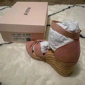 JustFab wedges. Size 7.5